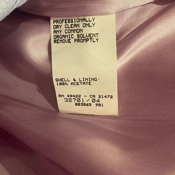 JESSICA McClintock Gunnesax sz 11/12 acetate gown with netted skirting under - Picture 6 of 8